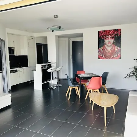 Apartment T2 Front De 2pers 1 Minute De La Plaget2 De 44 M2 Terrasse 16m2 , Vue Panoramique Et En Face De La Cet Refait A Neuf Beneficie D'un Confort Et D Un Equipement Optima Cet Est Ideal Pour 2 Personnes Avec Sa Ch